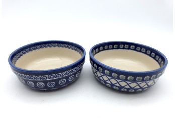 Boleslawiec Polish Handmade Stoneware Serving Bowls - 6'