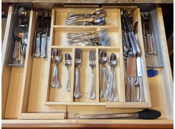 Reed & Barton 18/10 Stainless Flatware, Hoffritz Knives & Misc.