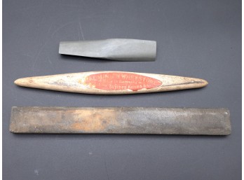 Whetstone Knife / Tool Sharpening Stones, Incl. Dominion Whetstone