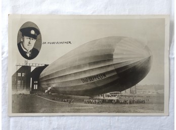 Graf Zeppelin & Dr. Hugo Eckener Photo C. 1920s-1930s