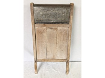 NATIONAL Washboard Co. 'National' Washboard, C. 1900-1940