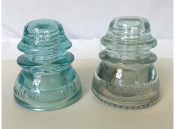 Vintage Glass Insulators - Hemingray, Whitall Tatum