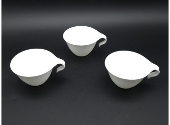 Corelle Livingware White Cups, C. ~1960s