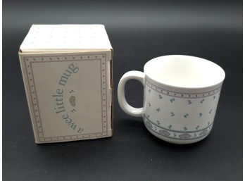 MICHEL & COMPANY 'a Wee Little Mug' With Floral Pattern, Made In Japan