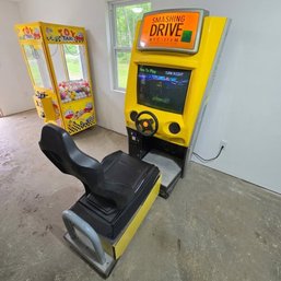 Smashing Drive Arcade Machine Taxi Racing Driver Game