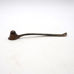 Vintage Silver Plate Candle Snuffer, 10'
