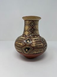 8' Meso American Red Pottery Vessel