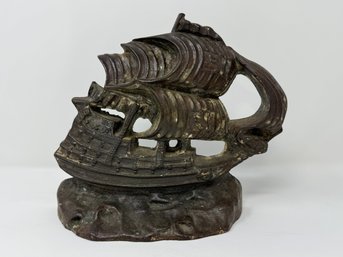 Antique Cast Iron Ship Doorstop By Albany Foundry?
