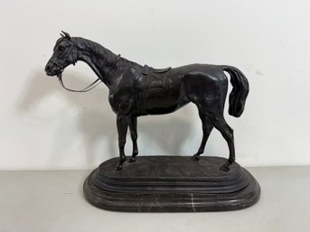 Large Jules Moignez Bronze Horse