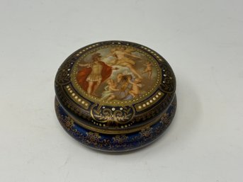 Vienna? Czechoslovakia? Painted Dresser Jar