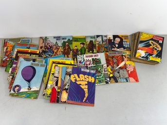 (55) 1960s & 1970s Treasure Chest Comic Books