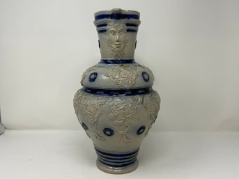 13' German Stoneware Pitcher