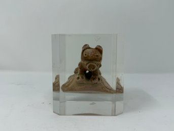 Meso-American Lucite Encased Antiquity