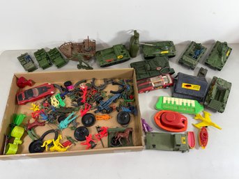 Large Group Of 1970s Plastic Army Toys