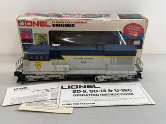 Lionel Delaware & Hudson U-36C Diesel Engine