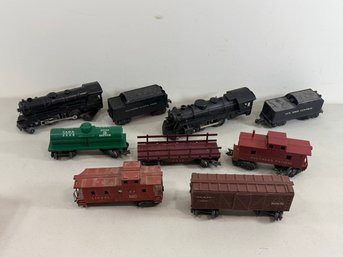 Marx Train Set 2 Locomotives & 7 Cars