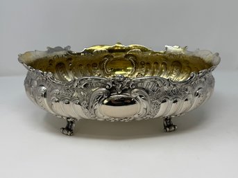 Large Freislaender German .800 Fine Silver Center Bowl