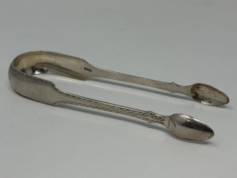 American Coin Silver Tongs