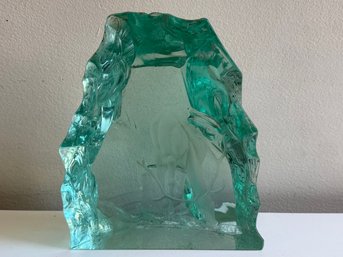 Vicke Lindstrand For Kosta Deer Etched Paperweight