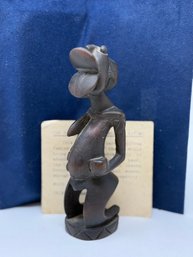 Godess Of Abundance 6' Wakamba Wood Carving