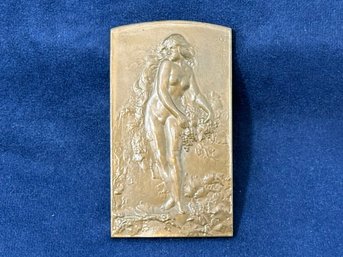 Signed Lucien Courdray Flore Bronze Medal