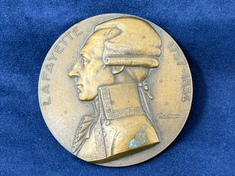 Bronze Medal Commemorating The SS Lafayette Ocean Liner