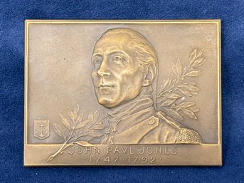 John Paul Jones 1747-1792 Bronze Medal In Box