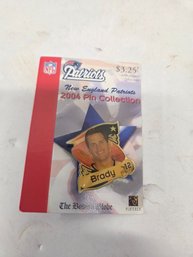 Tom Brady Collector Pin 2004