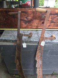 2 Hay Saws With Original Storage Box
