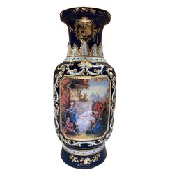 Deep Blue Society Vase