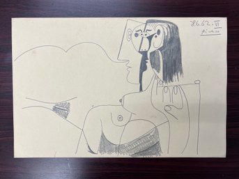 Pablo Picasso, Attributed: Cubist Woman