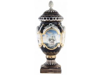 Nautical Porcelain Vase