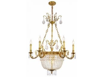 Empire Style Basket Chandelier