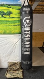 Outslayer 6' Muay Thai Heavy Bag With Carry Bag