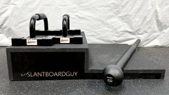 Slant Board, Juperbsky Parallettes & Retrospec 7-Lb