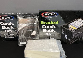 BCW Comic Book Storage Bins, Partitions & Sleeves