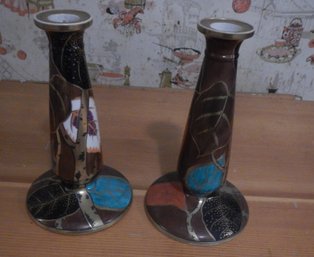 Porcelain Candle Sticks