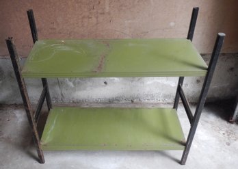 Vintage MCM Metal Shelving