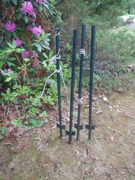 Four Metal Stakes