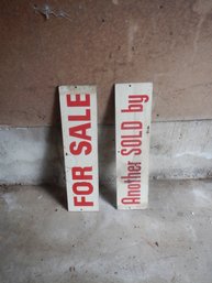 Real Estate Signs  - Pair