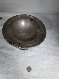 Silver Dish With Stem