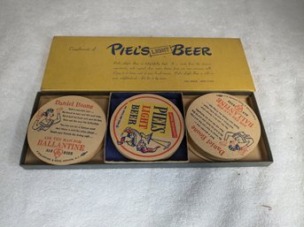 Piel's Light Beer Coasters