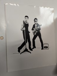 Robert Gordon With Link Wray 16x20 Poster