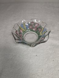 Glass Bowl Featuring Fruit