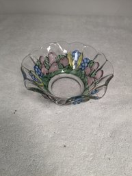 Multicolored Bowl Featuring Fruit