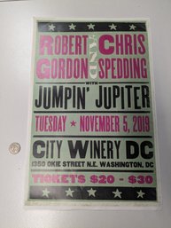 Robert Gordon And Chris Spedding At City Winery DC- POSTER