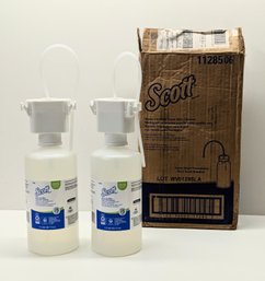 Scott Foaming Skin Cleanser 11285 - Two Commercial 1.5 Liter Size Bottles - Local Pick-up