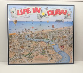 Life In Sunny Dubai Framed Art 30' W X 27' H Local Pick-up