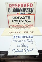 Assorted Signs: Use For Decor Or Repurpose And Repaint For ReUse - Local Pick-up