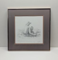 Robert Sexton 'mother's Gift' #563/600 Framed Art - Signed And Numbered - Local Pick-up